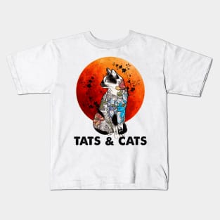 Tats And Cats Kids T-Shirt